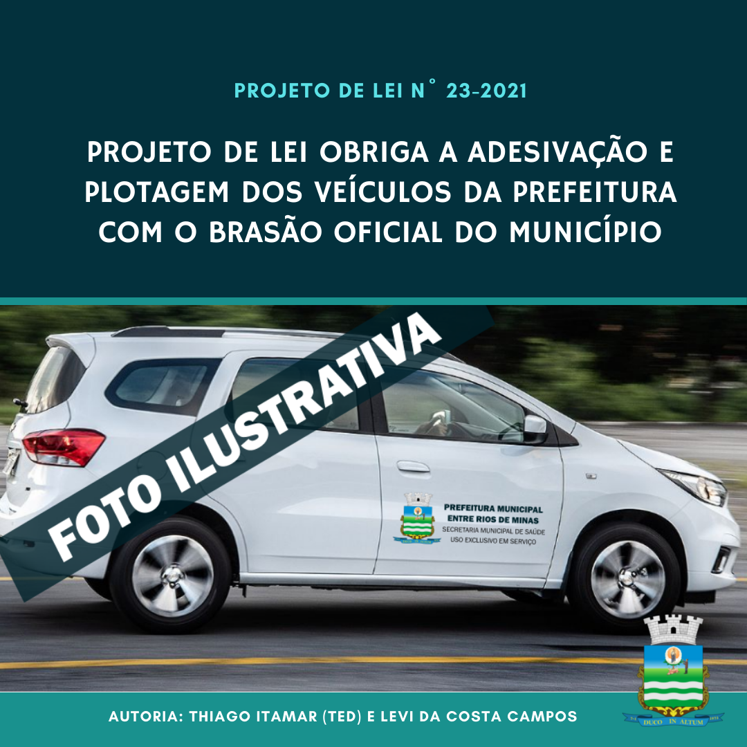 Câmara aprova projeto de lei que obriga adesivação e plotagem de veículos do Município