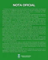 NOTA OFICIAL